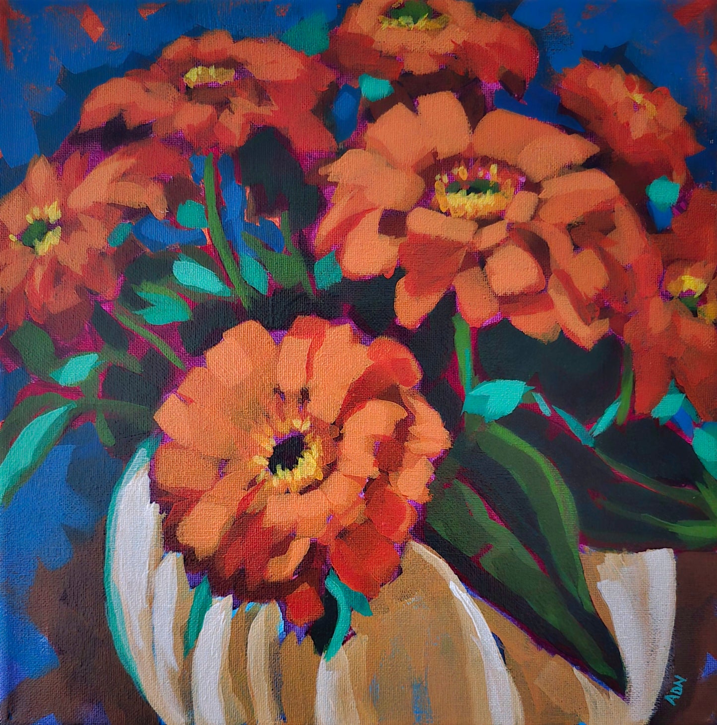 Fall Zinnias
