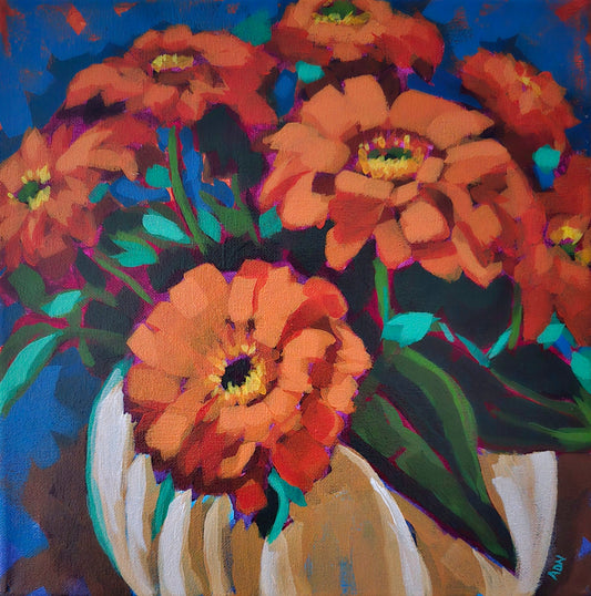 Fall Zinnias